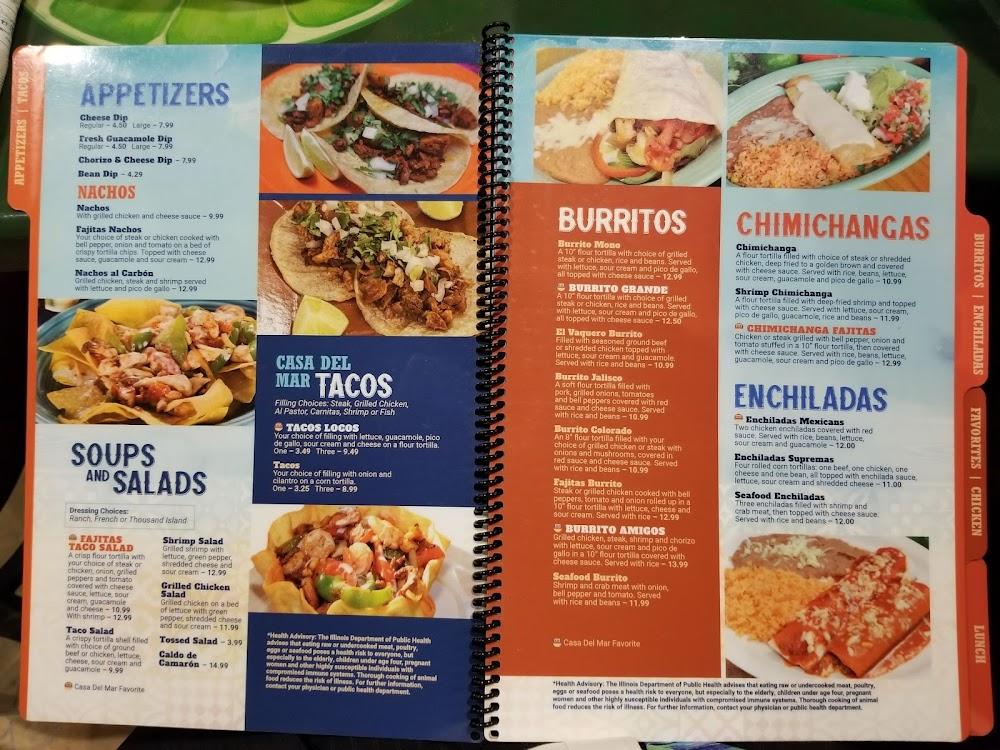 Casa Del Mar Menu image 3